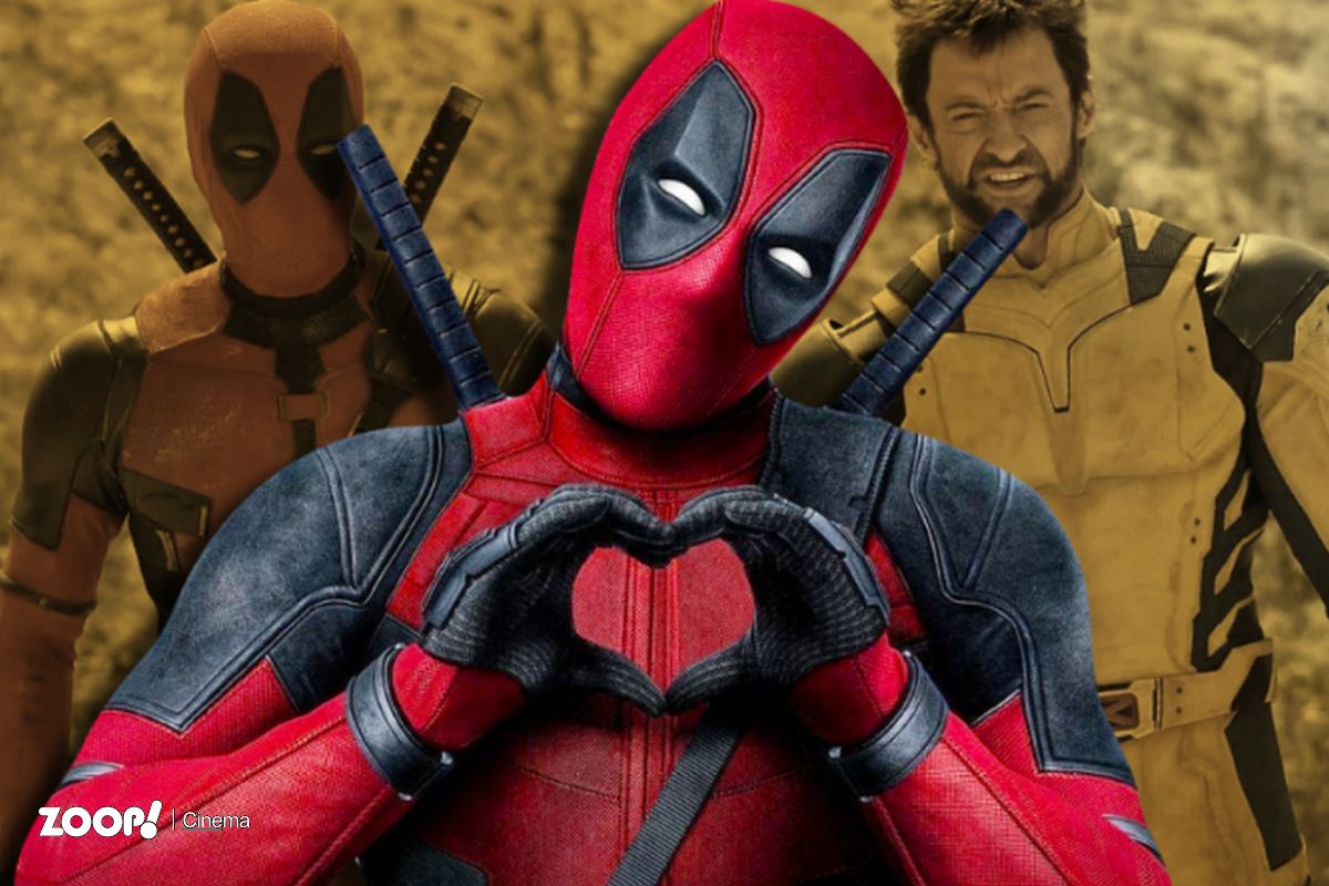 Deadpool fazendo coraçãozinho com as mãos ilustra nossa matéria sobre: Todas as informações sobre Deadpool 3: elenco, data de lançamento e trailer.