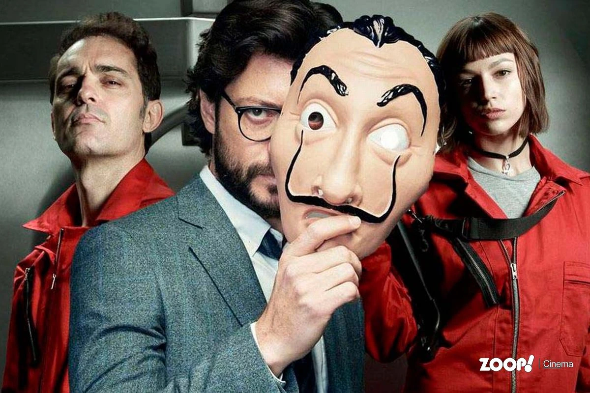 Cena da série La Casa de Papel ilustra nosso artigo sobre as dez séries de maior sucesso da última década.