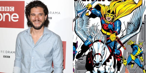 Kit Harington dará vida ao personagem Dane Whitman.