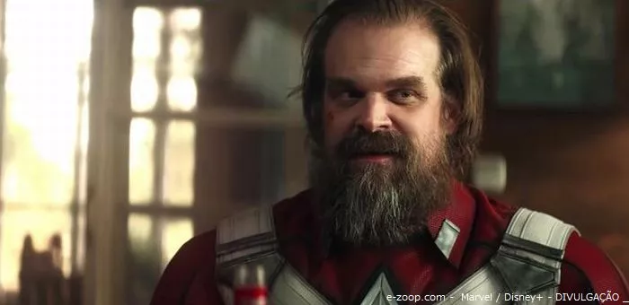 David Harbour como o personagem Alexei Shostakov em Viúva Negra. Foto/Divulgação