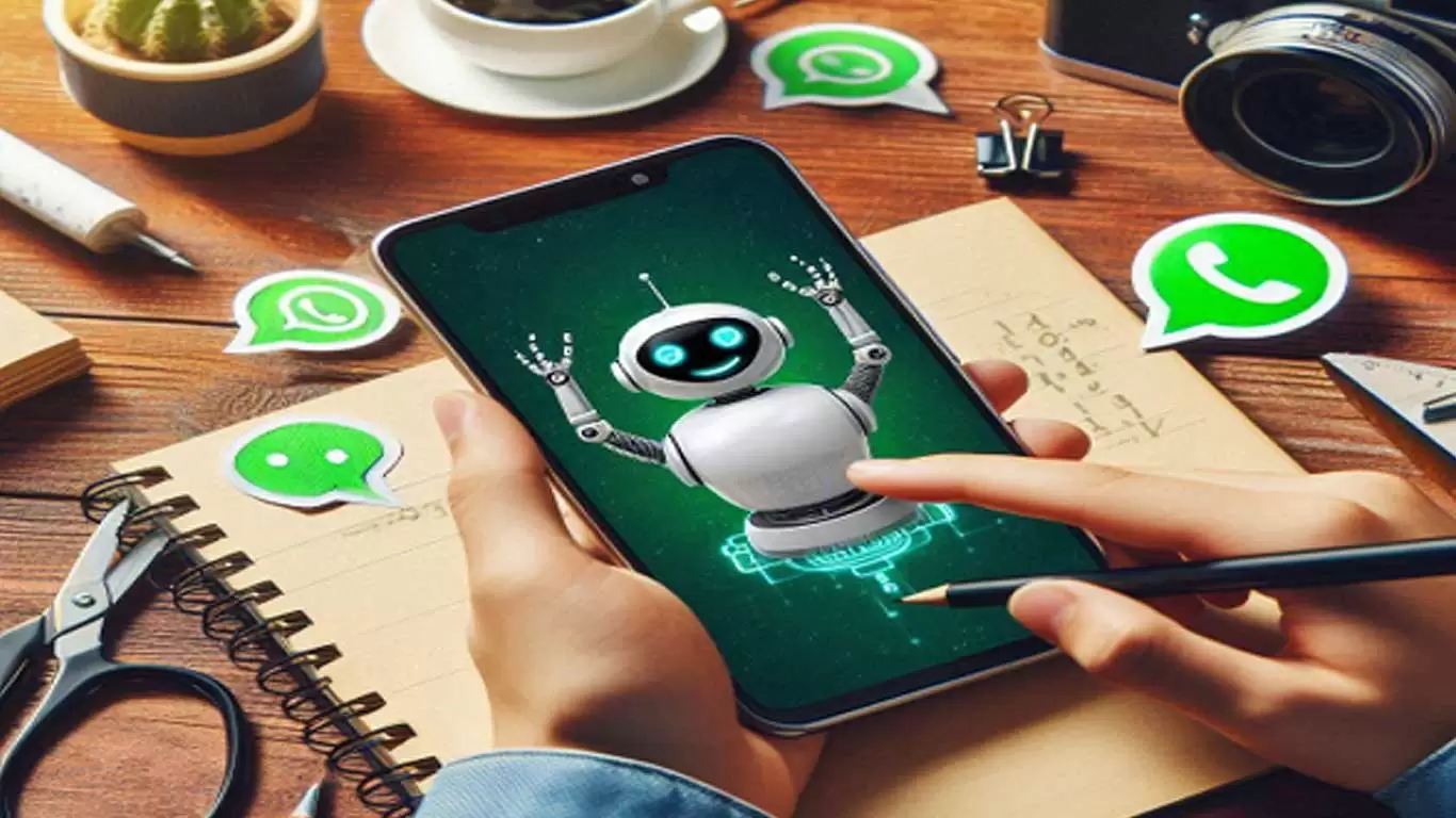 Uma pessoa usando um chatbot no celular ilustra nosso artigo sobre: Chatbots e a experiência do usuário