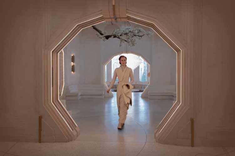 Mon Mothma (Genevieve O'Reilly) em 'Andor'. Lucasfilm Ltd.